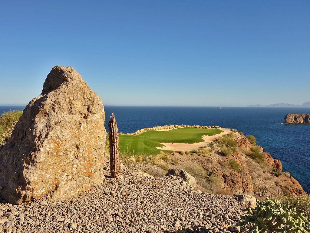 The hole everyone comes to play at TPC Danzante Bay; the 17th